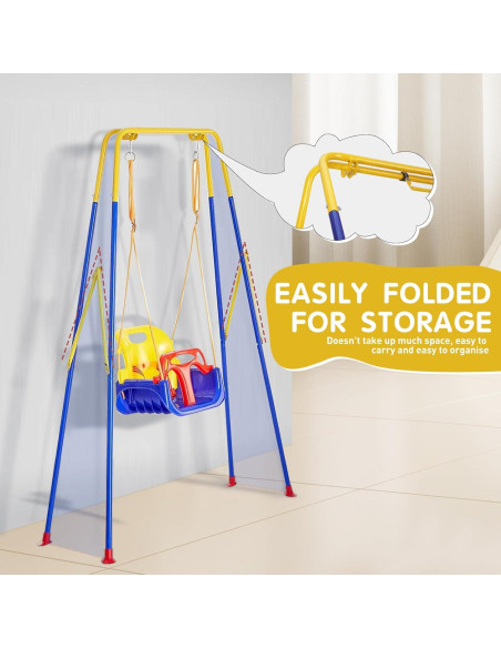 Set de columpio 3 en 1 Trulpro para niños 6 meses a 10 años