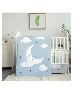Juego de Ropa de Cuna La Premura Sleeping Moon 3 Piezas