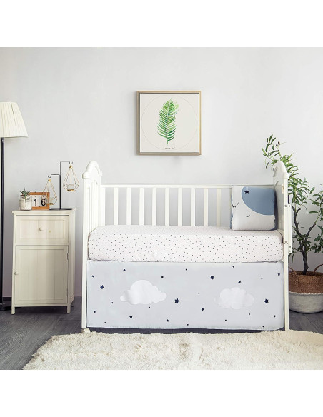 Juego de Ropa de Cuna La Premura Sleeping Moon 3 Piezas