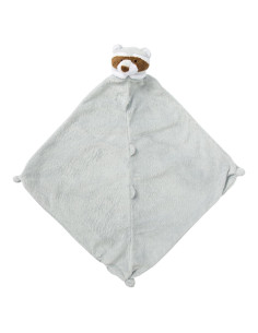 Manta de Mapache Gris Angel Dear 33x33 cm Suave y Lavable