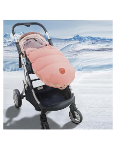 Manta Portátil Orgánica Toyanuo para Bebés 100% Algodón Rosa