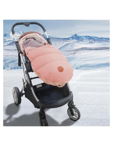 Manta Portátil Orgánica Toyanuo para Bebés 100% Algodón Rosa