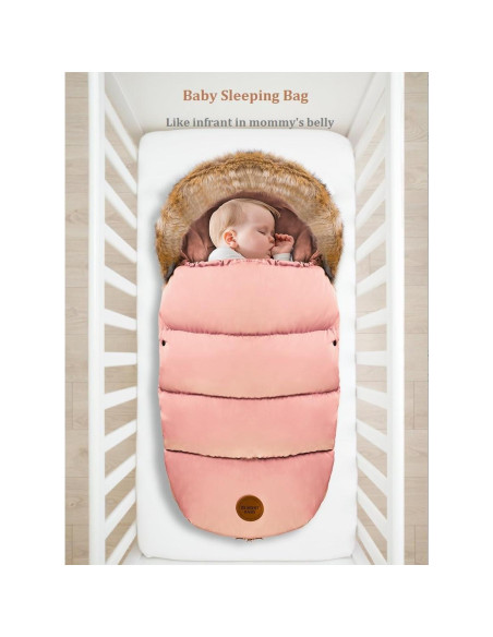 Manta Portátil Orgánica Toyanuo para Bebés 100% Algodón Rosa