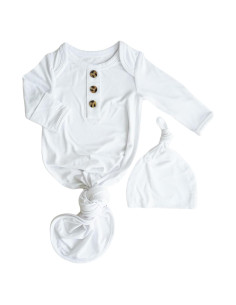 Saco de dormir anudado Caden Lane para recién nacidos 95% Viscosa