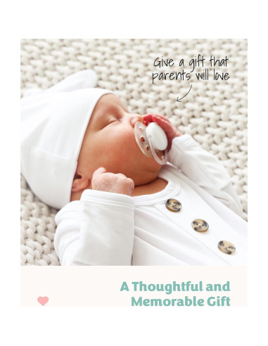 Saco de dormir anudado Caden Lane para recién nacidos 95% Viscosa