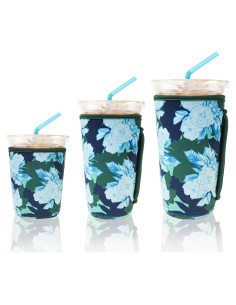 3 Fundas Reutilizables Neopreno Aisladas KJQJLY para Bebidas