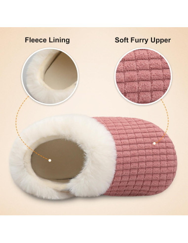 Zapatillas de Casa Demonio Ciempiés Niños 3-4 Infante Rosa