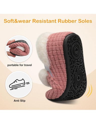 Zapatillas de Casa Demonio Ciempiés Niños 3-4 Infante Rosa