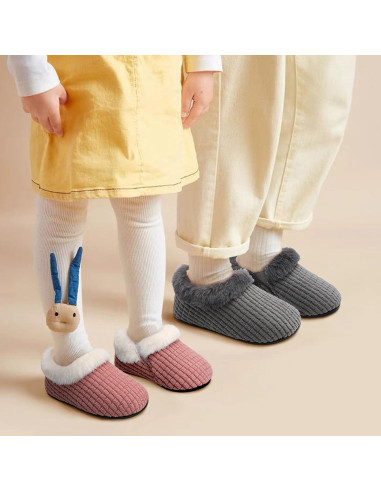 Zapatillas de Casa Demonio Ciempiés Niños 3-4 Infante Rosa