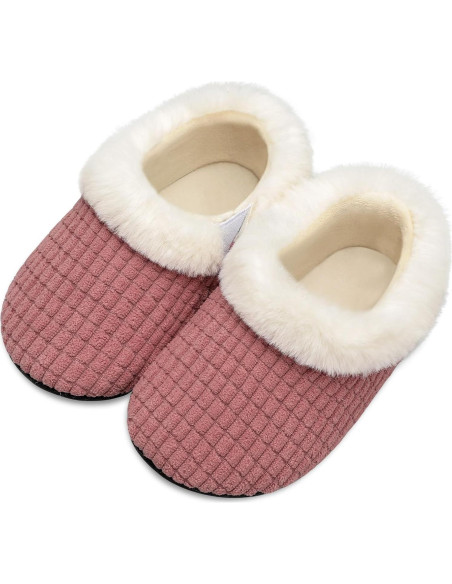 Zapatillas de Casa Demonio Ciempiés Niños 3-4 Infante Rosa