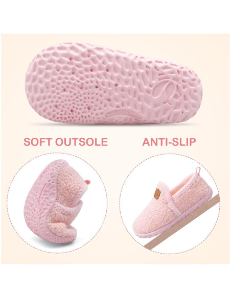 Zapatillas Lefflow para Niños 3.5-4 Rosa - Casa y Aire Libre