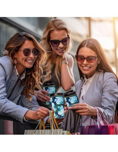 3 Fundas Reutilizables Neopreno Aisladas KJQJLY para Bebidas