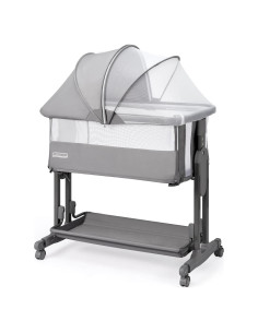 Cuna Lateral JOYMOR 4 en 1 Ajustable 7 Alturas Gris