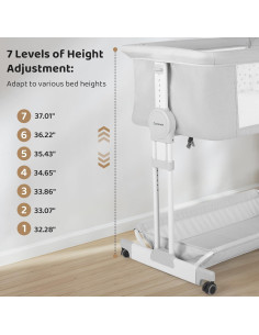 Cuna Mecedora Cowiewie 2025 con Malla Transpirable 360 2