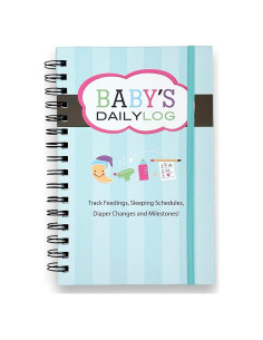 Registro Diario del Bebé Kahootie Co - 120 Páginas Verde Azulado