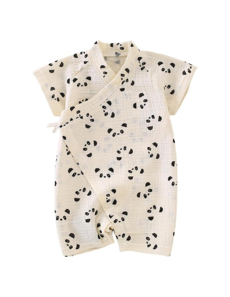 Bata de Kimono para Bebés BINIDUCKLING Muselina Algodón 3-6 Meses