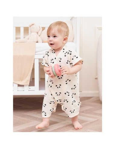 Bata de Kimono para Bebés BINIDUCKLING Muselina Algodón 3-6 Meses