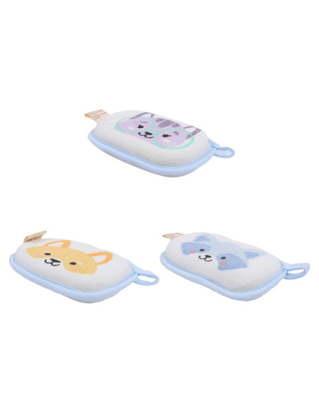 Esponjas de baño para bebés Lurrose 3pcs ultra suaves