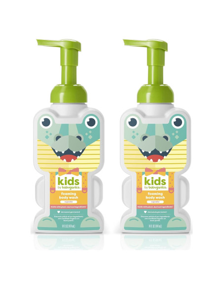 Jabón Espumoso para Niños Babyganics Cupcake 414 ml (2 Unidades)