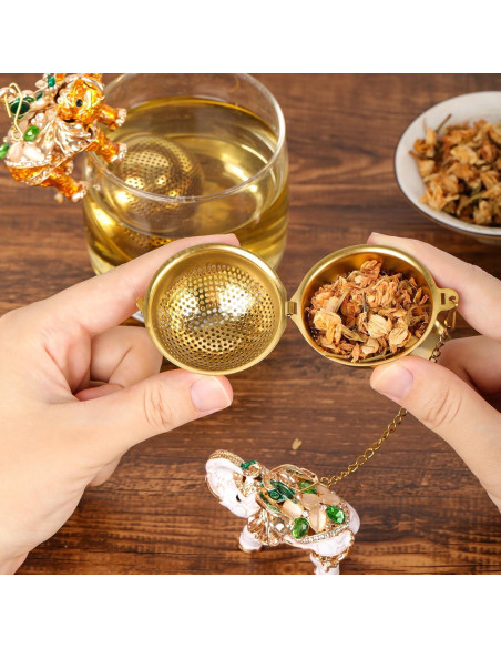 Colador de Té Elefante de Acero Inoxidable Gloriousliving 3.48 cm