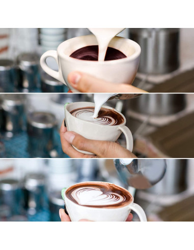 Jarra Espumadora de Leche SIKEMAY 900ml Acero Inoxidable