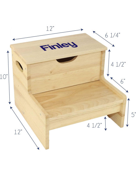 Taburete de Almacenamiento Deportivo My Bambino de Madera