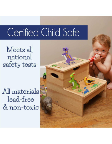 Taburete de Almacenamiento Deportivo My Bambino de Madera