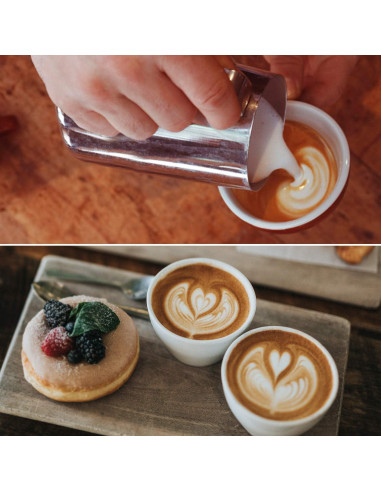 Jarra Espumadora de Leche SIKEMAY 900ml Acero Inoxidable