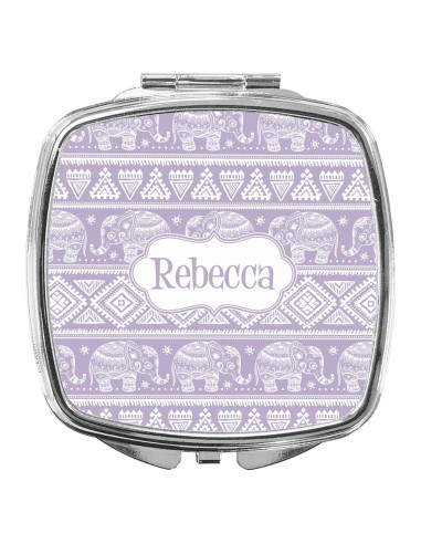 Espejo Compacto Personalizado Elefante Bebé RNK Shops