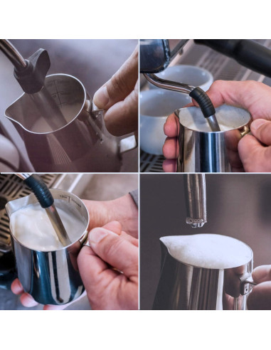 Jarra Espumadora de Leche SIKEMAY 900ml Acero Inoxidable