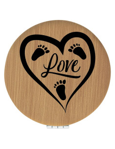 Espejo Compacto Enthoozies de Cuero Sintético 6.35 cm Doble