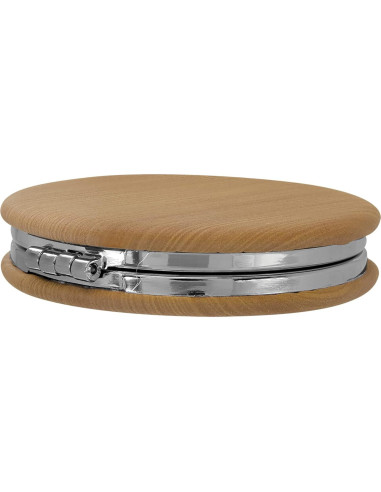 Espejo Compacto Enthoozies de Cuero Sintético 6.35 cm Doble