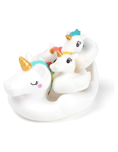 Juguetes de Baño Flotantes Unicornio LIGHTALING - Juego de 4