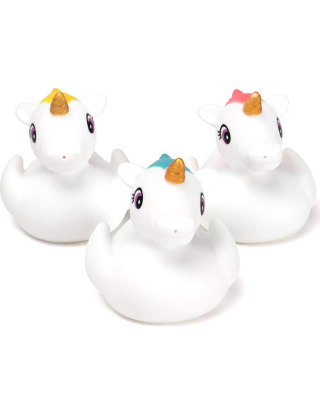 Juguetes de Baño Flotantes Unicornio LIGHTALING - Juego de 4