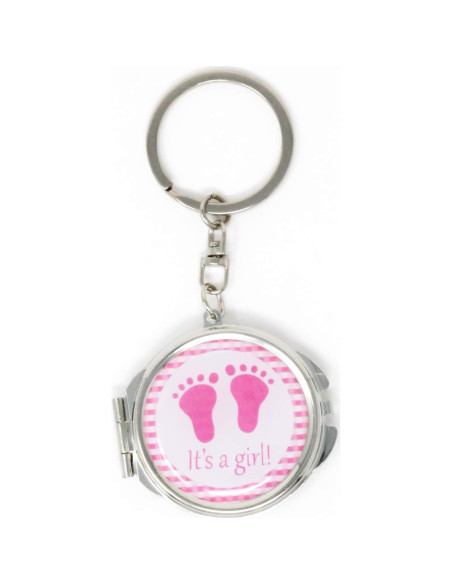 12 Espejos Compactos de Fiesta Baby Shower AmoreCreations