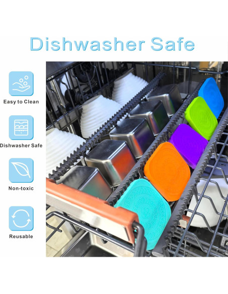 Set de 6 Contenedores de Snack Acero Inoxidable 304 170g