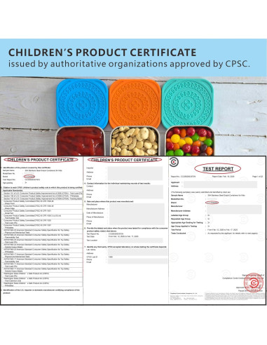 Set de 6 Contenedores de Snack Acero Inoxidable 304 170g