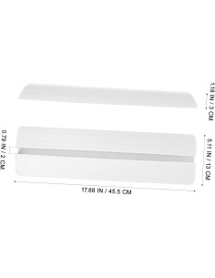 Fijador de Barandilla de Seguridad SUPVOX - 2 Piezas, Blanco 2