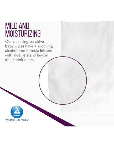 Toallitas Húmedas Dynarex Nice'n Fresh 140 Unidades 15.24x17.15 cm