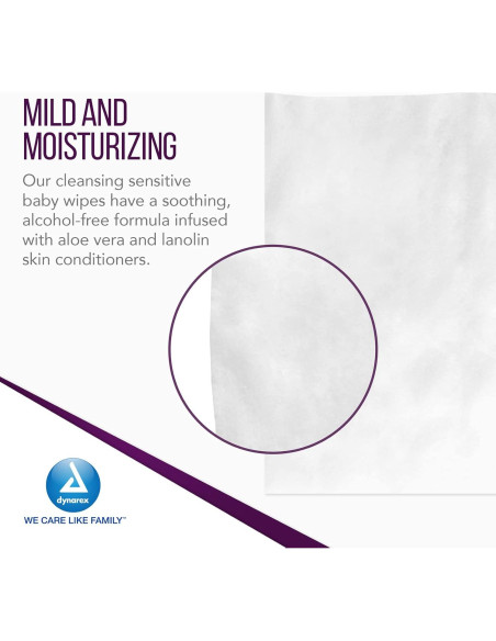 Toallitas Húmedas Dynarex Nice'n Fresh 140 Unidades 15.24x17.15 cm