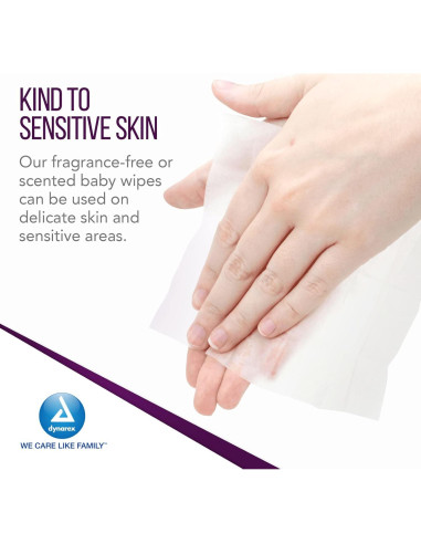 Toallitas Húmedas Dynarex Nice'n Fresh 140 Unidades 15.24x17.15 cm