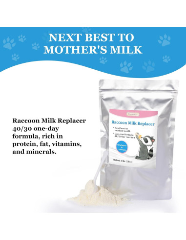Fórmula de Leche para Raccoons Huérfanos Liovsiso 0.45 kg