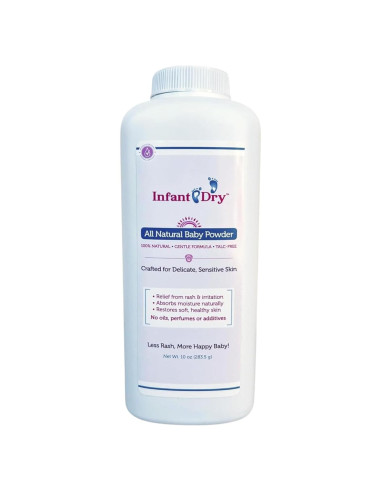 Polvo para Bebés Natural 283.5 g - Libre de Talco y Fragancia