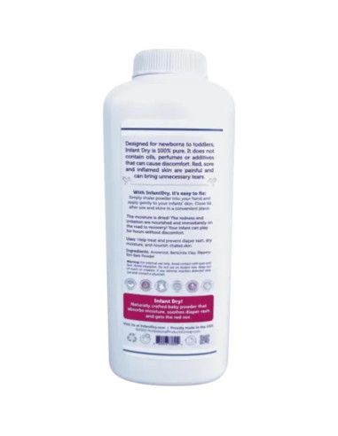 Polvo para Bebés Natural 283.5 g - Libre de Talco y Fragancia