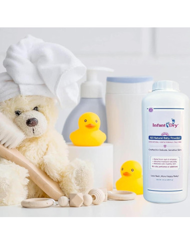 Polvo para Bebés Natural 283.5 g - Libre de Talco y Fragancia