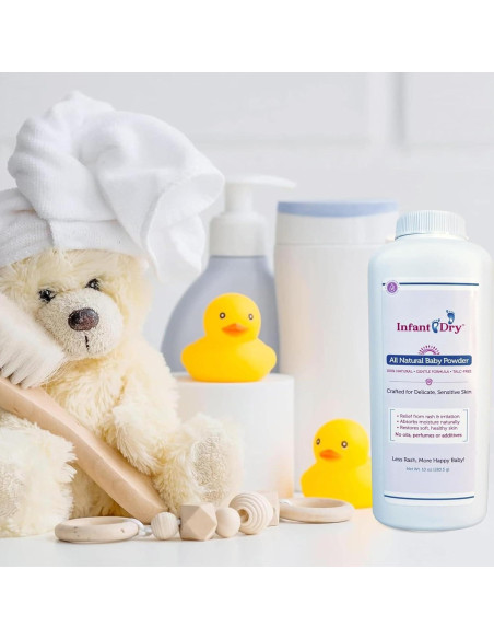 Polvo para Bebés Natural 283.5 g - Libre de Talco y Fragancia