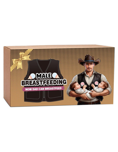 Camisa de Mezclilla Milker Masculina para Papás - Regalo Divertido