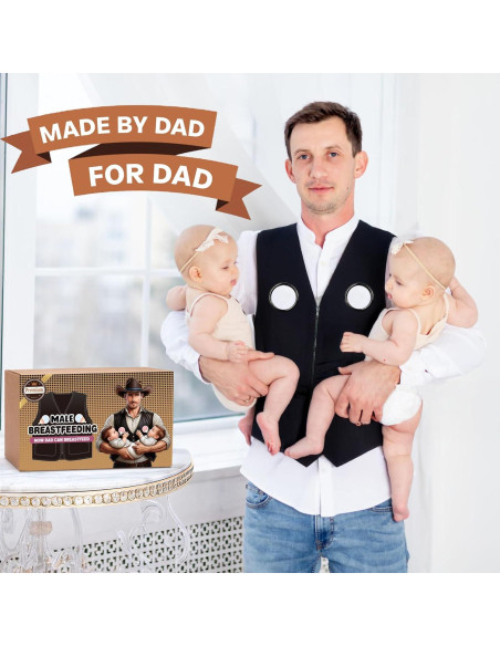 Camisa de Mezclilla Milker Masculina para Papás - Regalo Divertido