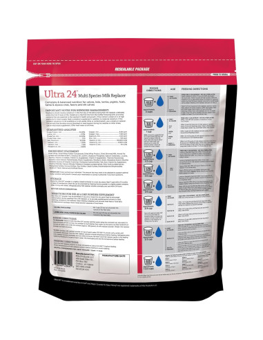 Reemplazo de Leche Grado A Ultra 24 Monster Pets 1.81kg