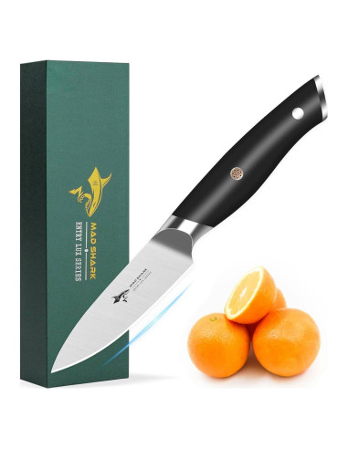 Cuchillo de Pelar MAD SHARK 3.5" Acero Inoxidable Ergonómico